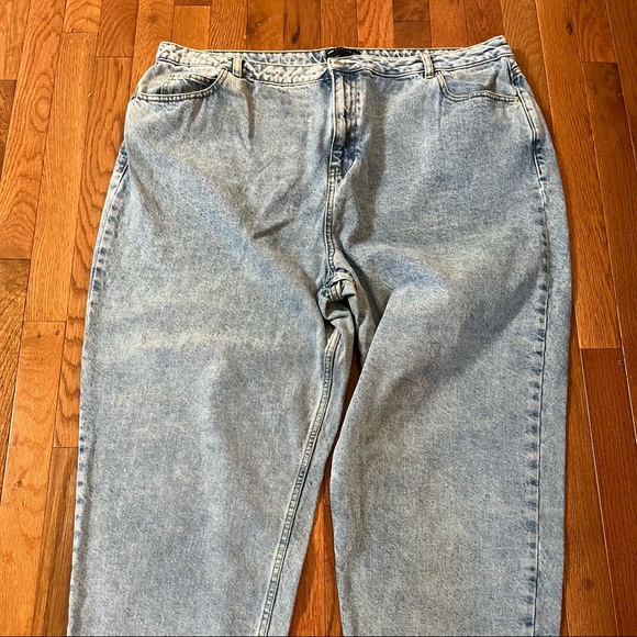 ASOS pre-owned high rise loose fit jeans size US 18/30 - Picture 8 of 9